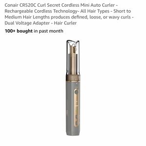 Conair Infinity Pro~Curl Secret~Cordless Mini~Ceramic Auto Curler~New In Box